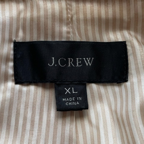 J Crew Schoolboy Blazer XL Cream Ecru Office Classic Minimalist Neutral K2899 - Picture 8 of 11